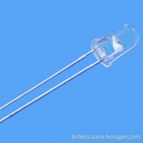 5mm Super-bright LED Components, Pure Green Color, 520nm, High Luminous Intensity 20,000mcd